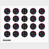 Mobius Collage Ronde Sticker (Vel)