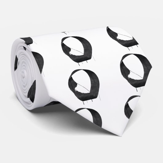 Mobius Enso-symbool Stropdas (Opgerold)