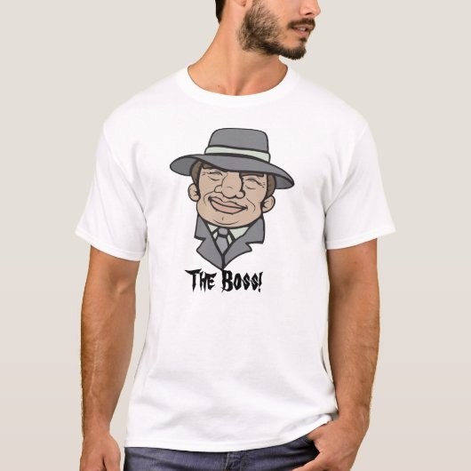 Mobster. De baas. T-shirt (Voorkant)