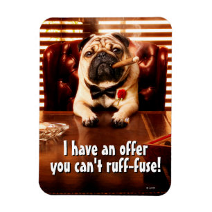 Mobster Dog Magneet
