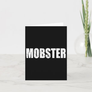 Mobster Halloween Kostuum Grappig Schattige Veront Kaart