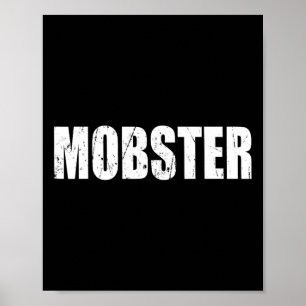 Mobster Halloween Kostuum Grappig Schattige Veront Poster