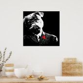 Mobster Pug Poster (Keuken)