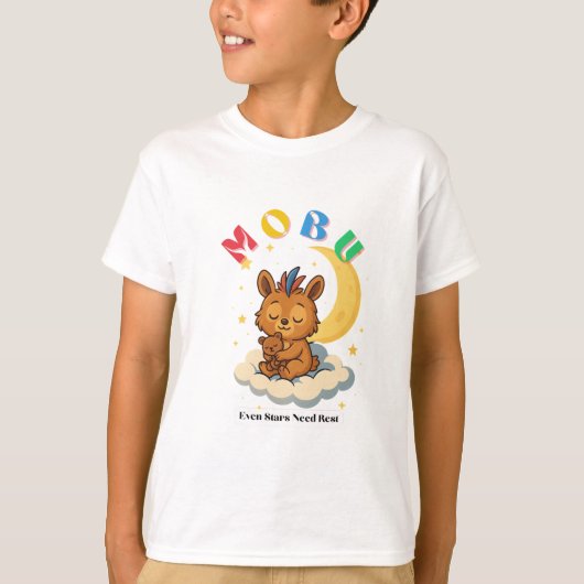 MoBu – Zelfs sterren hebben rust nodig T-shirt (Voorkant)