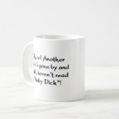 "moby dick" niet gelezen koffiemok (Voorkant links)