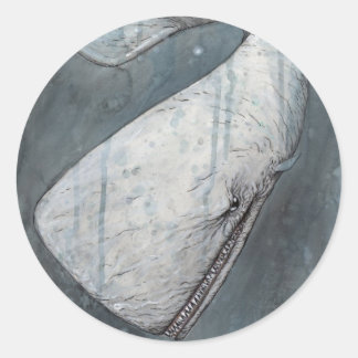 Moby Dick Ronde Sticker