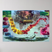 Moby Dick The Voyage of The Pequod Herman Melville