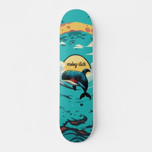 Moby-Dick Whale Skateboard (Voorkant)