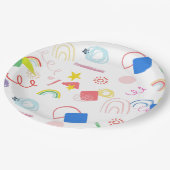 Mocapim kauwpapier borden papieren bordje (Gekanteld)