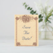 Moccasin Roos sparen de Datum Aankondigingskaart (Staand voorkant)