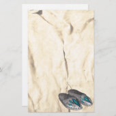 Moccasins met eigen Amerikaanse schrijfkunst Briefpapier (Voorkant / Achterkant)