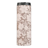 Mocha Blossom Elegance Thermosbeker (Achterkant)