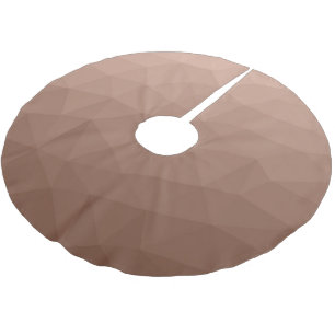 Mocha bruin geometrisch gaas modern patroon kerstboom rok