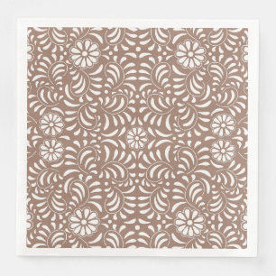 Mocha Bruine Talavera Tegel Spaanse Stijl Fiesta Servet