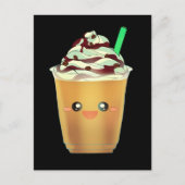 Mocha Coffee Iced Blended Drink Briefkaart (Voorkant)