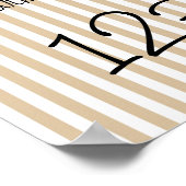 Mocha Cupcake Shoppe Sign of Advertisement Poster (Hoek)