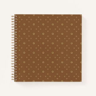 Mocha Gouden Zinnia Zon Notitieboek
