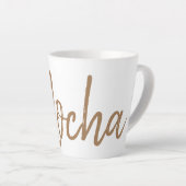 Mocha-koffieliefhebbers espresso latte mok (Rechterhoek)