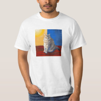"Mocha le chat" - T-shirt style impressionniste