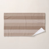 Mocha Motif rayé (Serviette à main)
