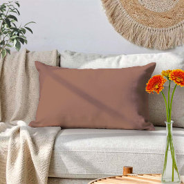 Mocha Mousse Bruine Effen Kleur Accent Kussen
