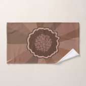 Mocha Mousse Daisy Floral (Serviette à main)