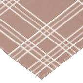 Mocha Mousse Gingham Tafelkleed (Gekanteld)
