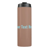 Mocha Mousse kleur van het jaar 2025 Thermosbeker (Voorkant)