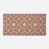 Mocha Mousse Mocha moderne Dusty rose forme géomét (Recto)