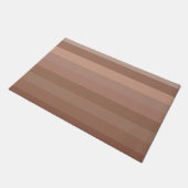 Mocha Mousse Stripes Deurmat (Schuin)