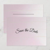 Mocha Ombre Save The Date (Devant / Derrière)