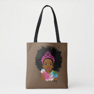 Mocha Princess All Over Print Bag Tote Bag