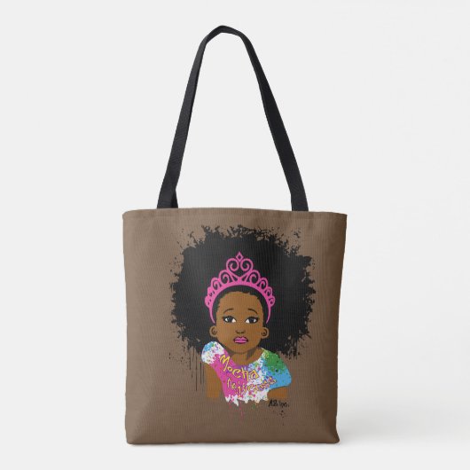 Mocha Princess All Over Print Bag Tote Bag (Achterkant)