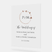 Mocha Simple Heart Wreath Wedding (Angle)