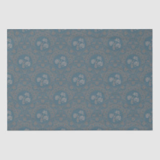 Mocha Tapestry Rococo Mandala Art Deco Scallop Tissuepapier