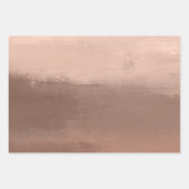 Mocha Watercolor Abstract Inpakpapier Vel (Voorkant)