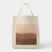 Mocha Watercolor Abstract Tote Bag (Achterkant)
