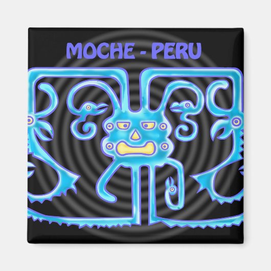 MOCHE-PERU MAGNEET (Voorkant)