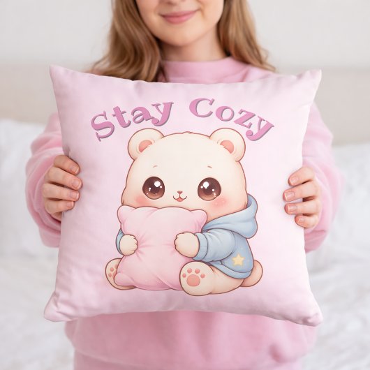 Mochi Cuddle Bear Cute Kawaii Style Pillow Hug Kussen
