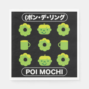 Mochi Donuts poi Mochi en koffie Servet