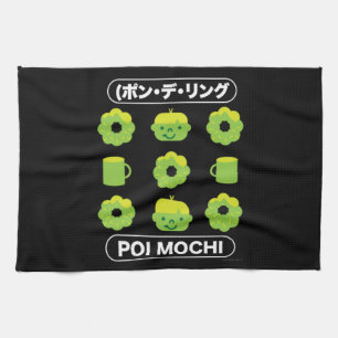 Mochi Donuts poi Mochi en koffie Theedoek