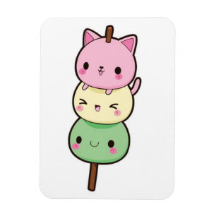 Mochi Ice Cream Kittens Magneet