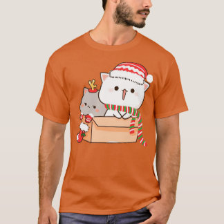 Mochi Mochi Peach Cat Peach en Goma Kerstmis T-shirt