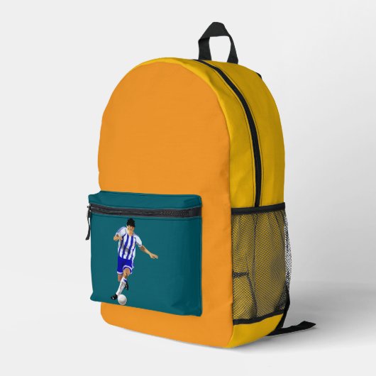 Mochila Campeón de Fútbol Bedrukte Rugzak (Achterkant Hoek Rechts)