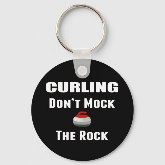 Mock de Rock Curling Sleutelhanger niet (Voorkant)