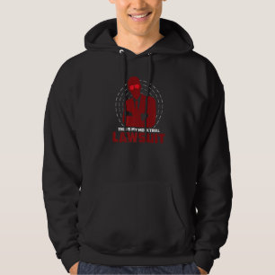 Mock Trial Rechtszaak Humor voor Recht Student Fut Hoodie