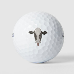 Mocking Koe Face Golf Balls Golfballen
