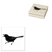 Mockingbird eenvoudige illustratie 	rubberstempel (Gestempeld)