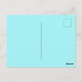 Mockingbird Texas State Bird Aqua Blue en Grey Briefkaart (Achterkant)