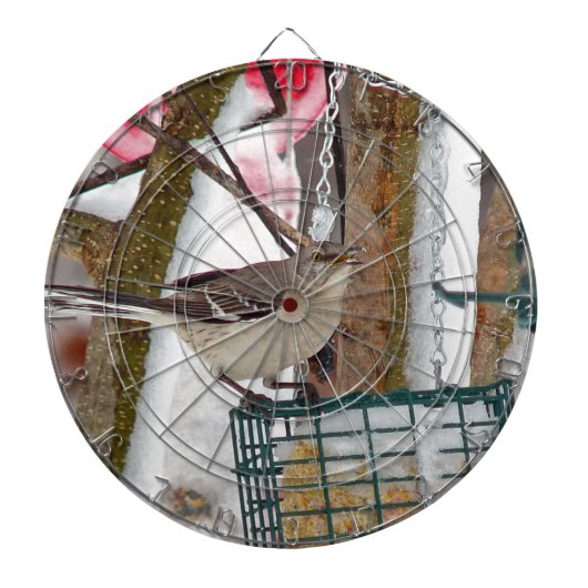 Mockingvogel Dartbord (Voorkant)
